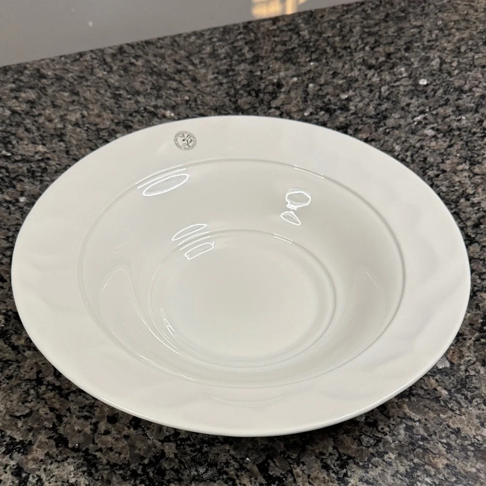Home made in Portugal large White Porcelain Bowl